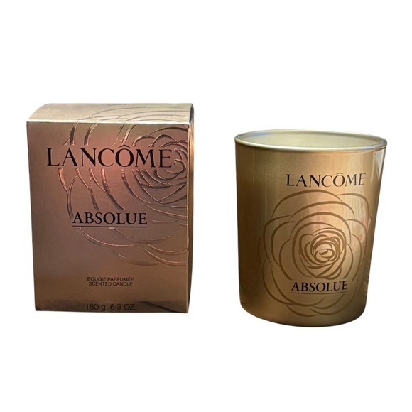 Lancome Gold Candle Holder Accents New In Box - Picture 1 of 5